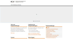 Desktop Screenshot of kompetenzmanager.ch